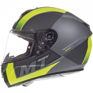 Casco MT Rapide Overtake B3 – Amarillo Fluor Mate