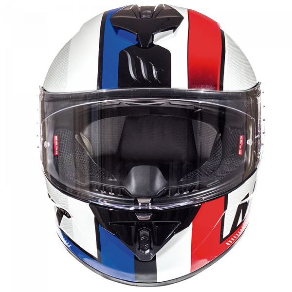 Casco MT Rapide Overtake D3 – Azul Perla Brillo - Imagen 2