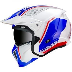 Casco MT Streetfighter Twin B7 – Azul Perla Brillo