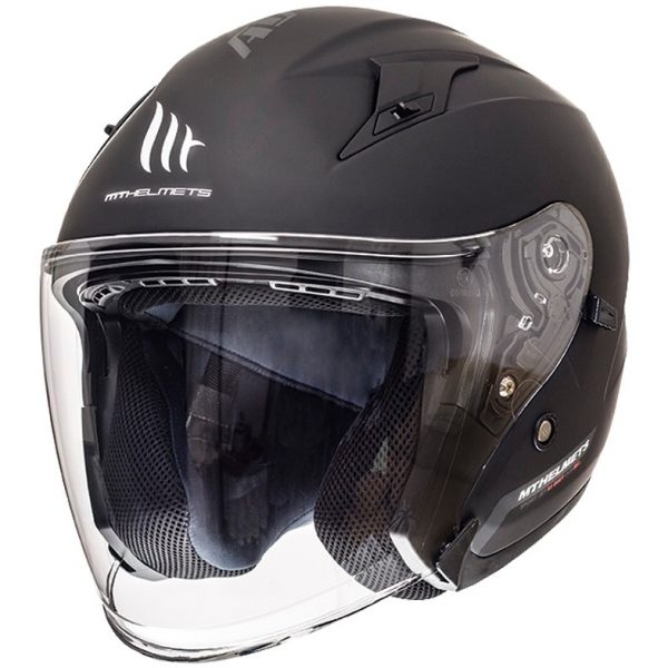 Casco MT Avenue SV Solid – Negro Mate - Imagen 3