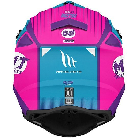 Casco MT Falcon System B8 – Rosa - Imagen 4