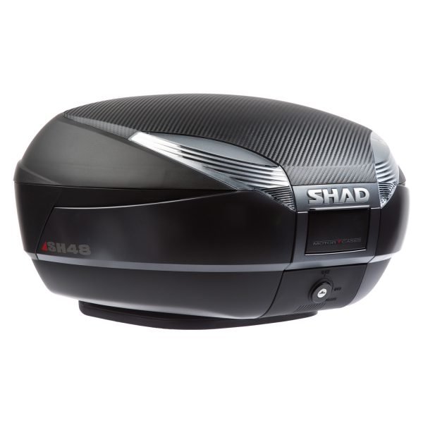 Maleta Shad Top Case SH48-CB Carbono Black + Respaldo - Imagen 2