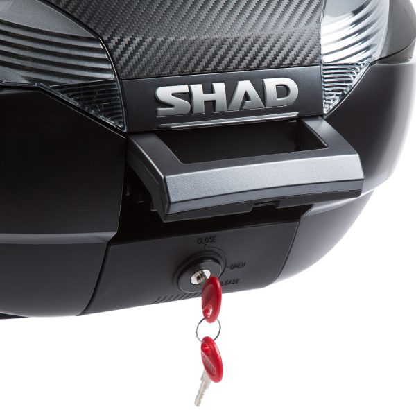 Maleta Shad Top Case SH48-CB Carbono Black + Respaldo - Imagen 3