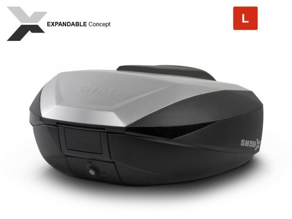 Maleta Shad Top-Case SH-59X Expandible Aluminio - Imagen 2