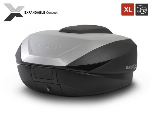 Maleta Shad Top-Case SH-59X Expandible Aluminio - Imagen 3