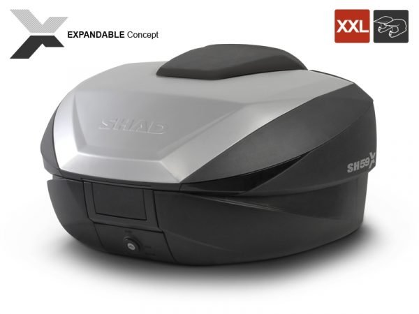 Maleta Shad Top-Case SH-59X Expandible Aluminio - Imagen 4