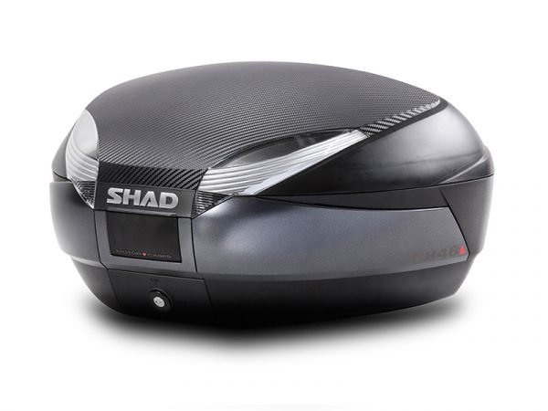 Maleta Shad Top Case SH48-CB Carbono Black + Respaldo
