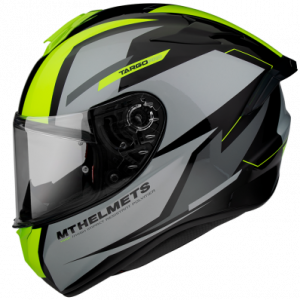 Casco MT Targo Pro Sound A3 Amarillo Fluor Brillo