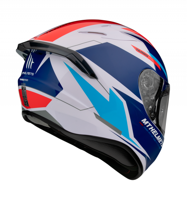 Casco MT Targo Pro Sound D15 Rojo Perla Brillo - Imagen 3