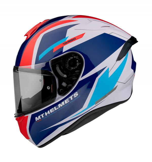 Casco MT Targo Pro Sound D15 Rojo Perla Brillo