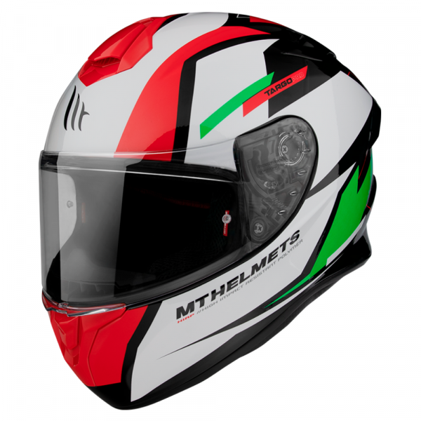 Casco MT Targo Pro Sound C6 Verde Perla Brillo - Imagen 2