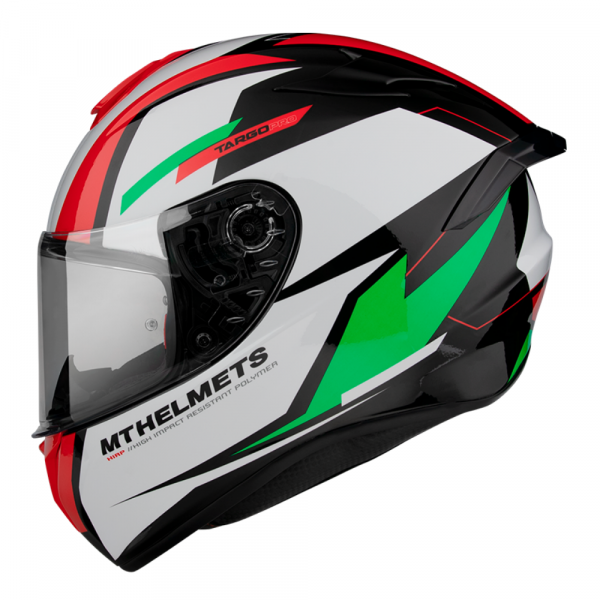 Casco MT Targo Pro Sound C6 Verde Perla Brillo