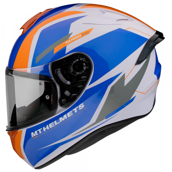 Casco MT Targo Pro Sound D4 Naranja Perla Brillo