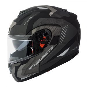 Casco MT Helmets Atom sv Híbrido E2 Gris Mate + Antiempañante Fogoff