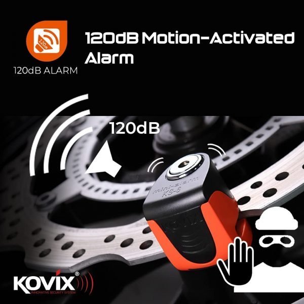 Candado disco moto Kovix con Alarma KS6 - Imagen 6