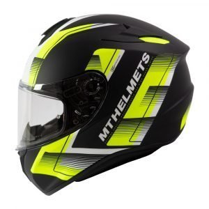 Casco MT Helmets Targo IVY D3 Amarillo Fluor Mate