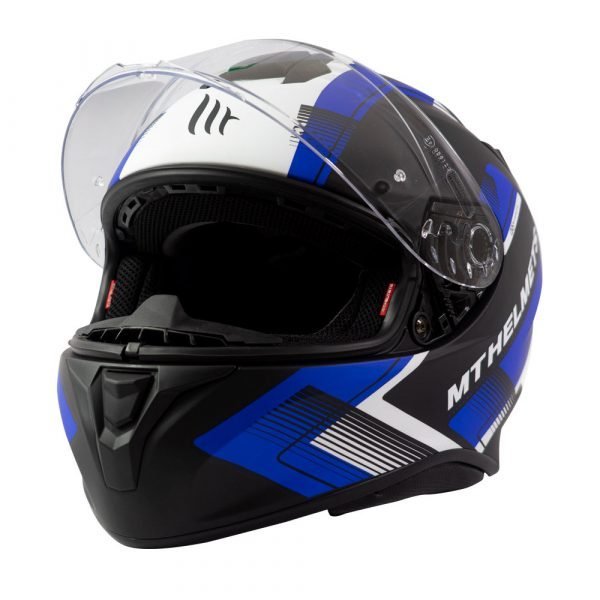 Casco MT Helmets Targo IVY D7 Azul Mate - Imagen 3