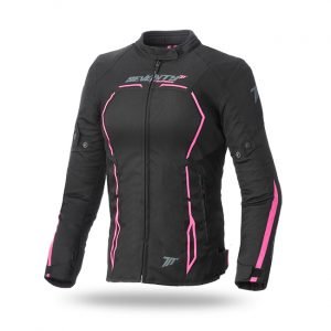 Chaqueta de Mujer Seventy SD-JR67 Racing Negra/Rosa
