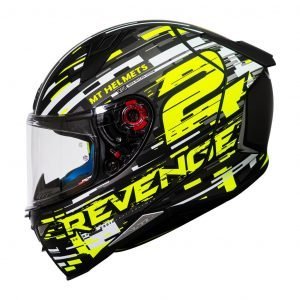 Casco MT Helmets Revenge 2 Baye A1 Negro Mate + Mica Ahumada de regalo