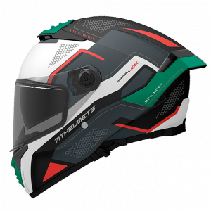 Casco MT Helmets Thunder 4 SV Jerk B6 Verde Perla Mate + Pinlock