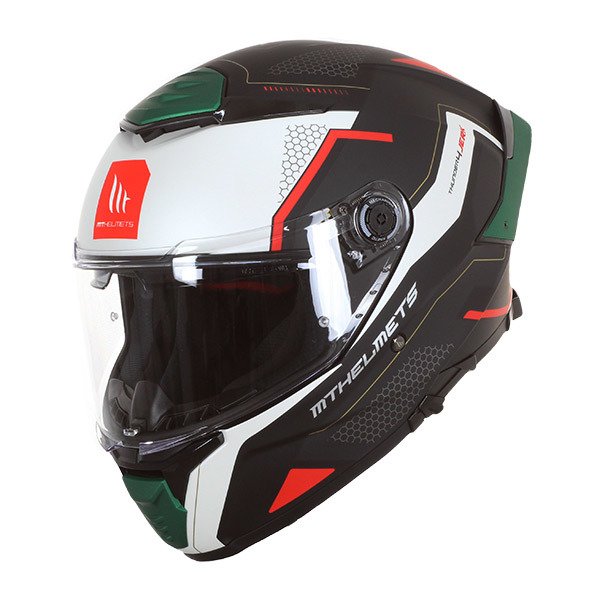 Casco MT Helmets Thunder 4 SV Jerk B6 Verde Perla Mate + Pinlock - Imagen 4