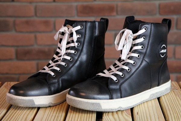 Botas para motos Augi Au-04 Urbana Cuero Negra - Imagen 2