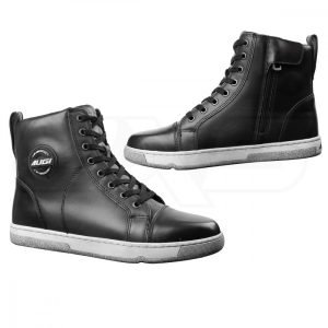 Botas para motos Augi Au-04 Urbana Cuero Negra