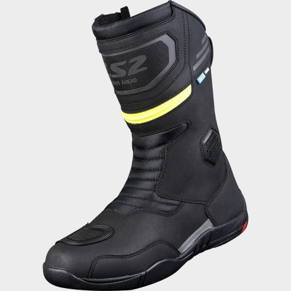Botas LS2 Goby Waterproof Negras Amarillas