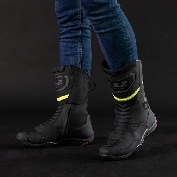 Botas LS2 Goby Waterproof Negras Amarillas - Imagen 9