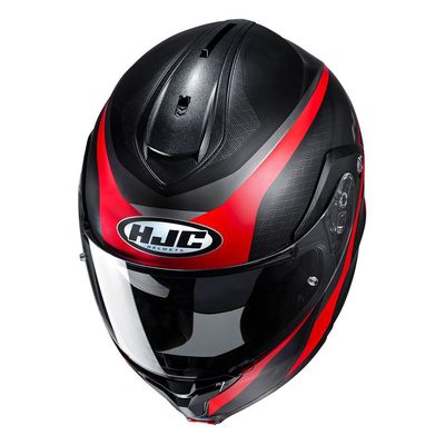 Casco HJC C91 Taly MC1SF Negro/Rojo - Imagen 3