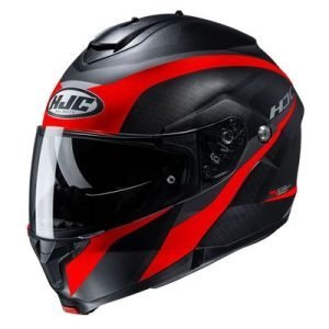 Casco HJC C91 Taly MC1SF Negro/Rojo