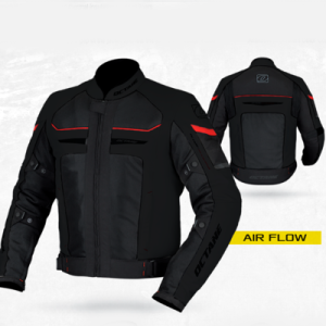 Chaqueta de moto Octane Airflow 2 Negra/ Rojo