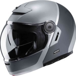 Casco Abatible HJC V90 Mobix MC5SF Plata (fibra de vidrio)