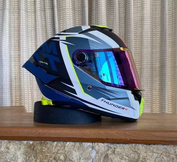 Casco MT Helmets Thunder 4 SV Pental A7 Azul Mate + Pinlock
