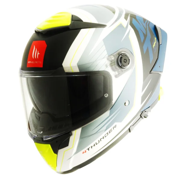 Casco MT Helmets Thunder 4 SV Pental A7 Azul Mate + Pinlock - Imagen 2