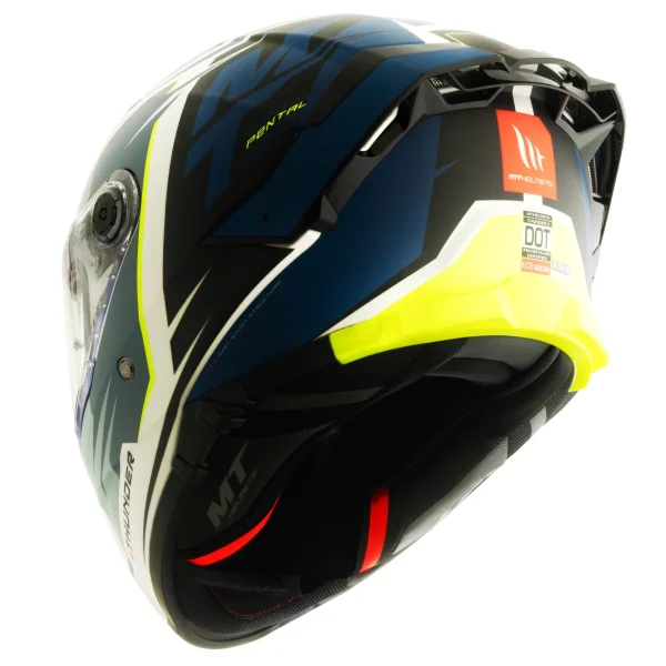 Casco MT Helmets Thunder 4 SV Pental A7 Azul Mate + Pinlock - Imagen 3