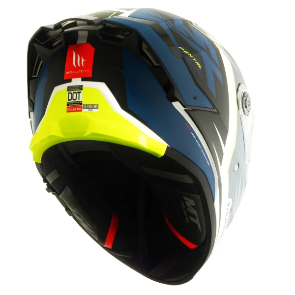 Casco MT Helmets Thunder 4 SV Pental A7 Azul Mate + Pinlock - Imagen 4