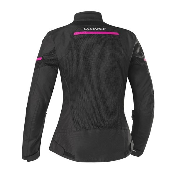 Chaqueta de Verano Clover Airjet-5 Lady Negro/Fucsia - Imagen 2