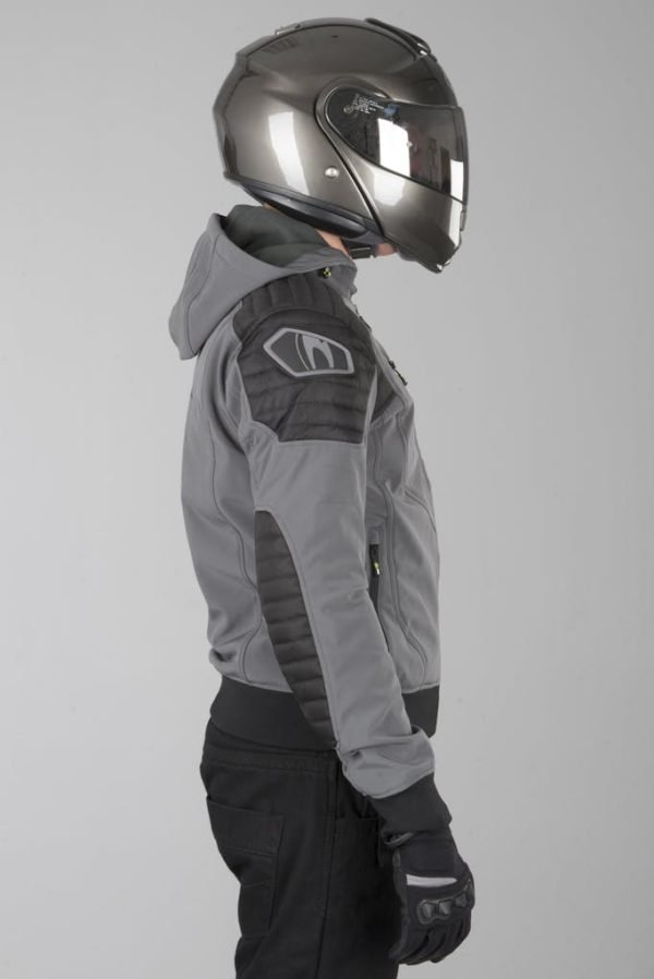 Chaqueta de moto Richa Atomic Wp Grey/Fluor Yellow - Imagen 5