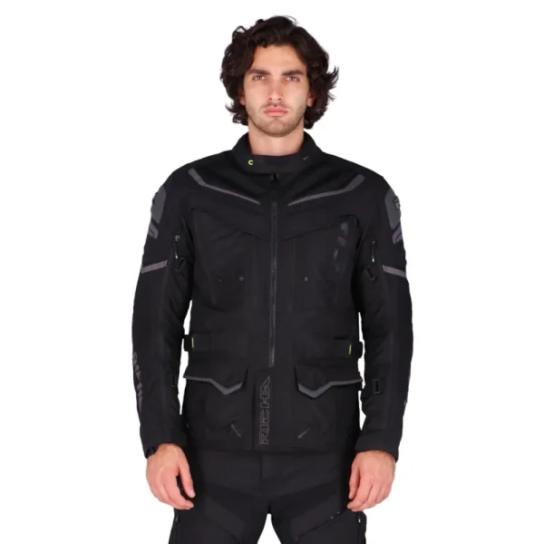 Chaqueta Para Moto Richa Infinity 2 Adventure Black - Imagen 3