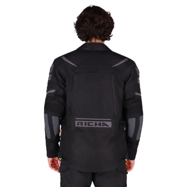 Chaqueta Para Moto Richa Infinity 2 Adventure Black - Imagen 4