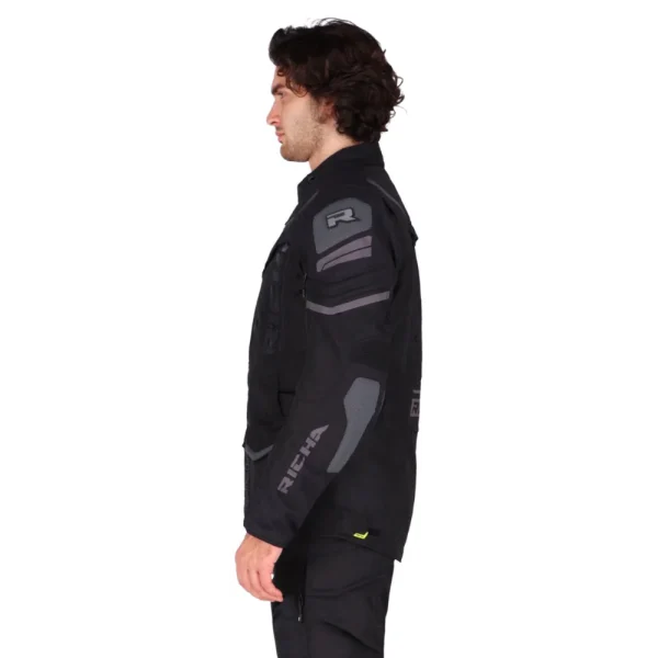 Chaqueta Para Moto Richa Infinity 2 Adventure Black - Imagen 5