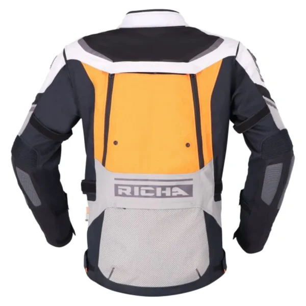 Chaqueta Para Moto Richa Infinity 2 Adventure Orange - Imagen 2