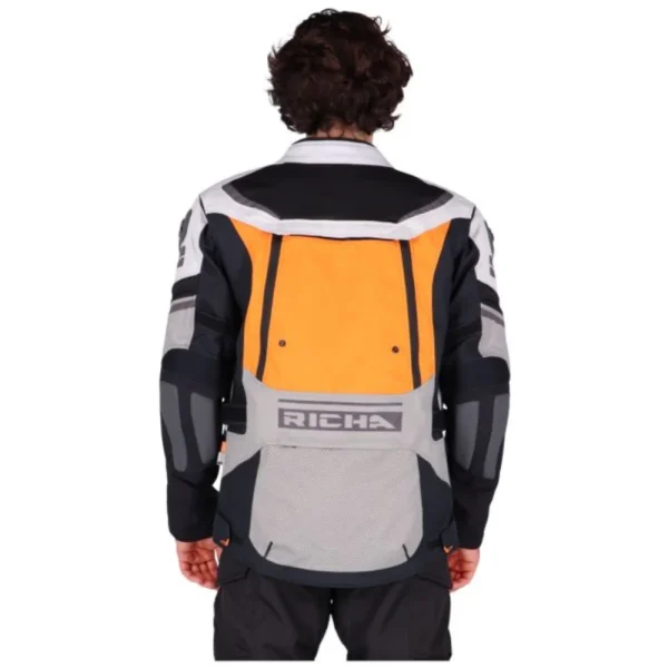 Chaqueta Para Moto Richa Infinity 2 Adventure Orange - Imagen 4