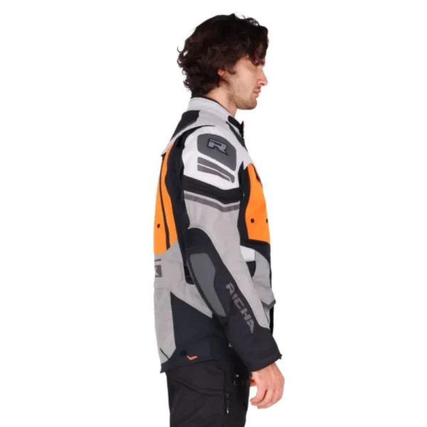 Chaqueta Para Moto Richa Infinity 2 Adventure Orange - Imagen 5