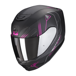 Casco Scorpion Exo-391 Spada Negro mate Fucsia