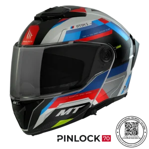 Casco de Moto MT Helmets Atom 2 SV Bast A1 Pinlock incluido