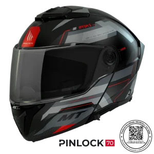 Casco de Moto MT Helmets Atom 2 SV Bast D5 Pinlock incluido