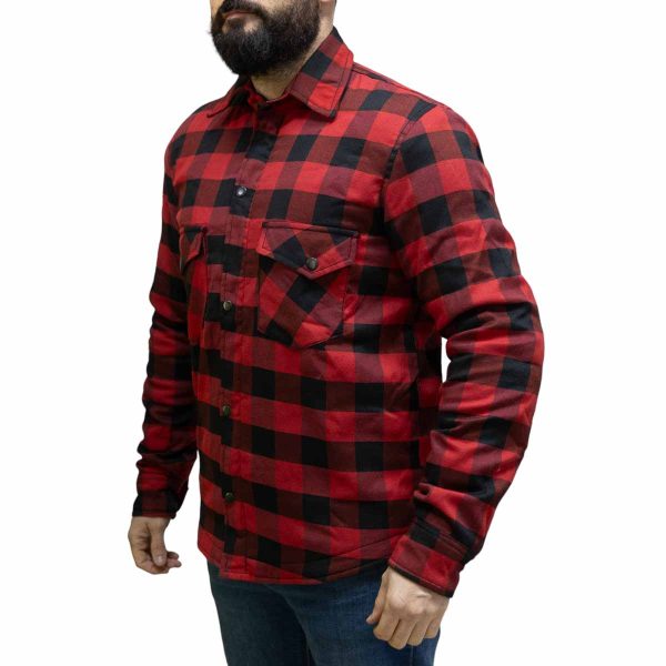 Camisa Leñadora para moto Armad Gear Field con protecciones