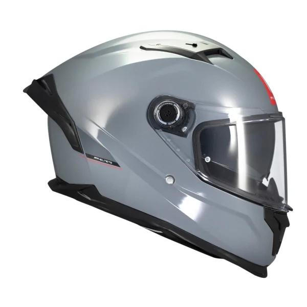 Casco MT Helmets Braker SV Solid A12 Gris Perla Brillo - Imagen 3
